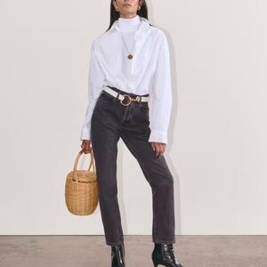 Everlane The 90’s Cheeky Straight‎ Jean Washed Black